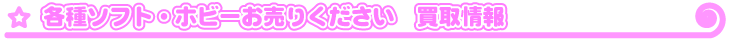 �Q�[���E�f���\�t�g�E�z�r�[�����肭�������B�\�t�}�b�v�̔�����